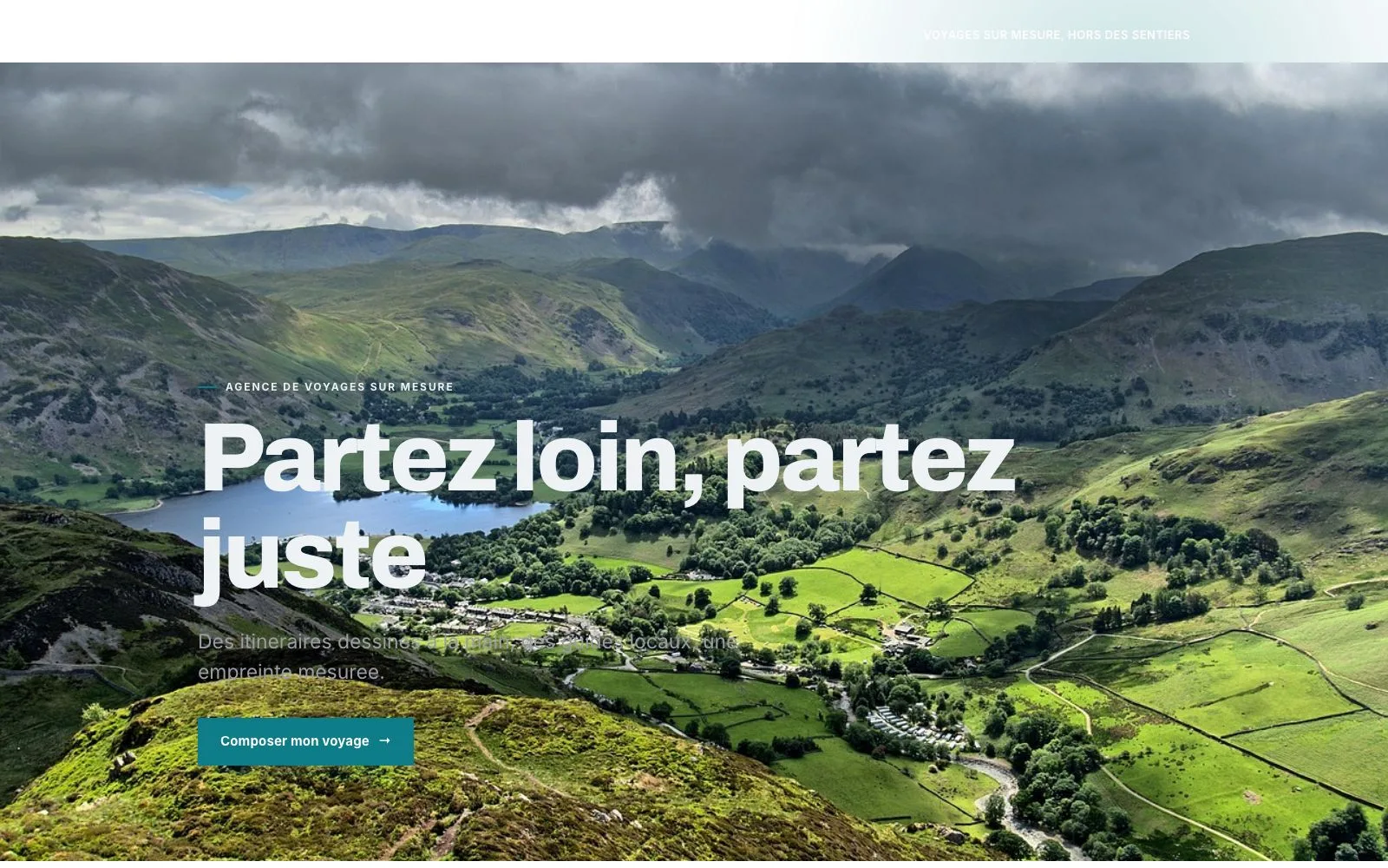 Site publié par AEGIS pour une agence de voyages